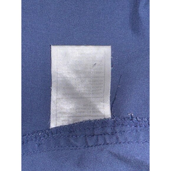 Womens blue Iguana Scrub Top V-Neck L - Picture 3 of 4